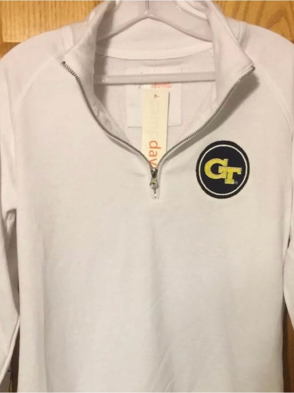 Women’s Georgia Tech Quarter-Zip Pullover with GT Logo